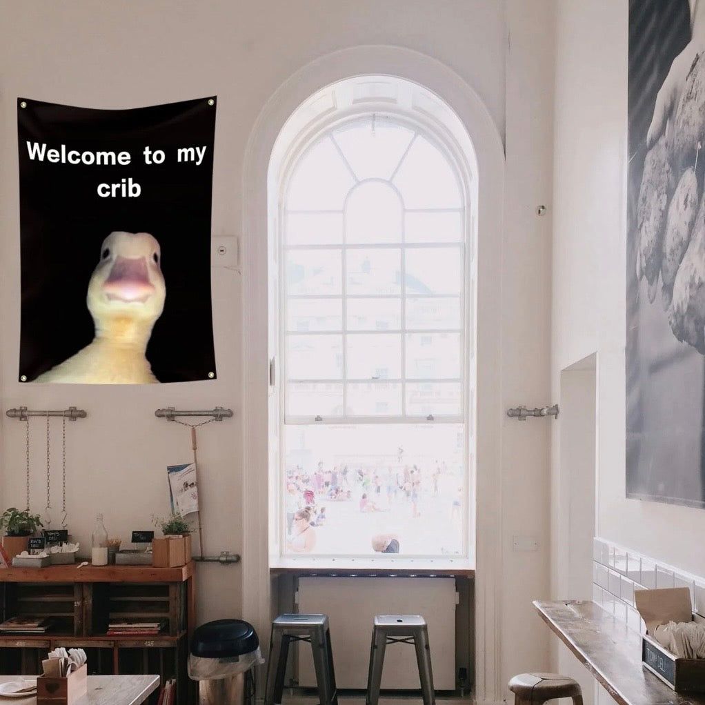 Welcome To My Crib 3x5 Ft Flag
