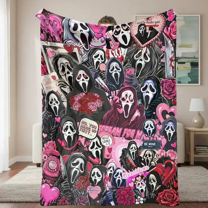 Ghost Face Scream Blanket