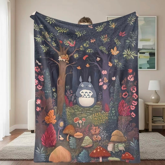 Studio Ghibli Cartoon Blanket