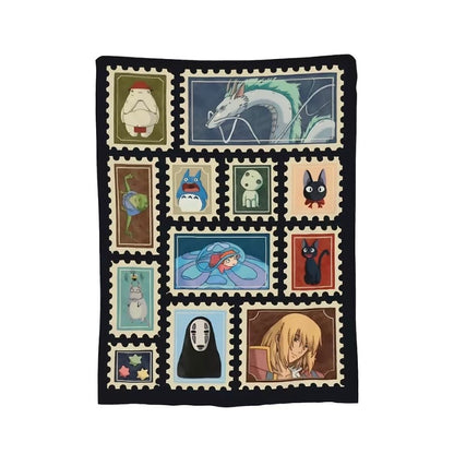 Studio Ghibli Cartoon Blanket