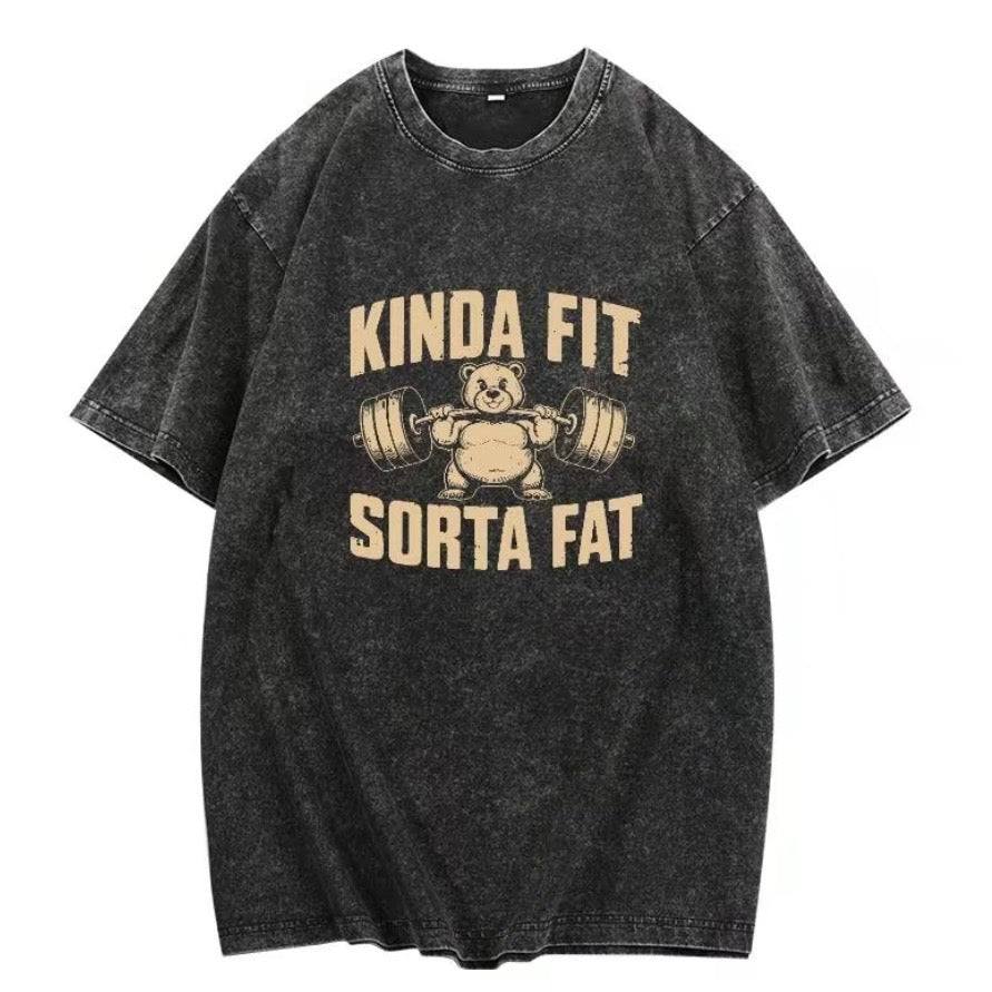 Weightlifting Bear Kinda Fit Sorta Fat T-Shirt/Sweatshirt/Hoodie