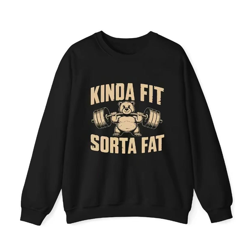 Weightlifting Bear Kinda Fit Sorta Fat T-Shirt/Sweatshirt/Hoodie