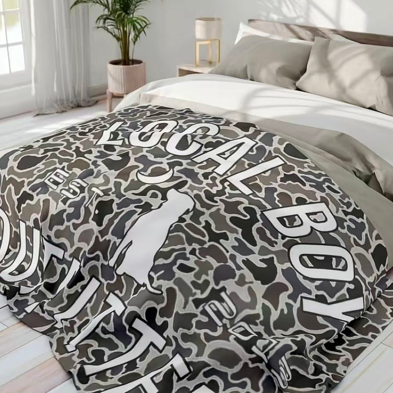 Camouflage Flannel Blanket