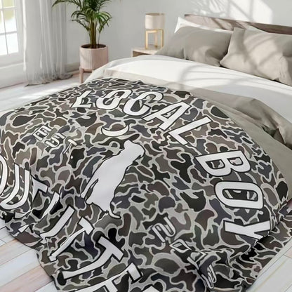 Camouflage Flannel Blanket