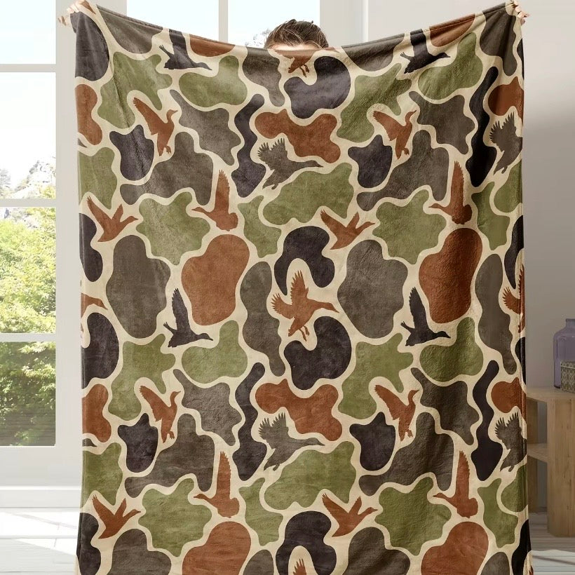 Camouflage Pattern Blanket