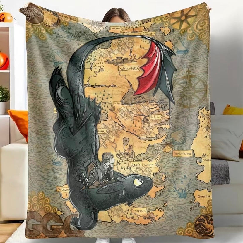 Dragon Rider Blanket