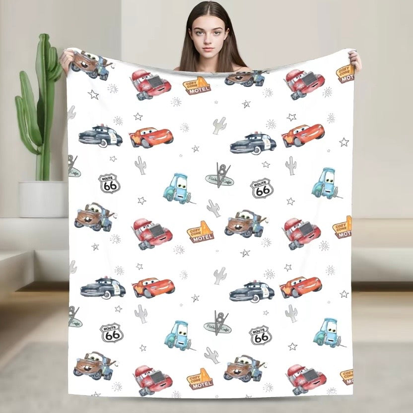 Classic Cartoon Cars Blanket