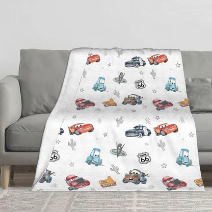 Classic Cartoon Cars Blanket