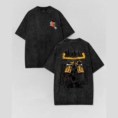 Skeleton Drinking Beer T-Shirt/Sweatshirt/Hoodie