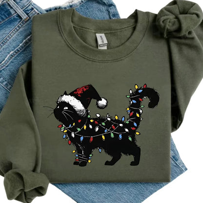 Cute Cat Christmas T-Shirt/Sweatshirt/Hoodie