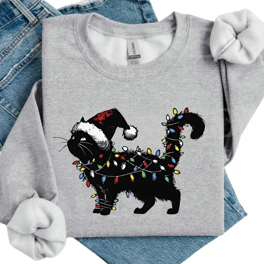 Cute Cat Christmas T-Shirt/Sweatshirt/Hoodie