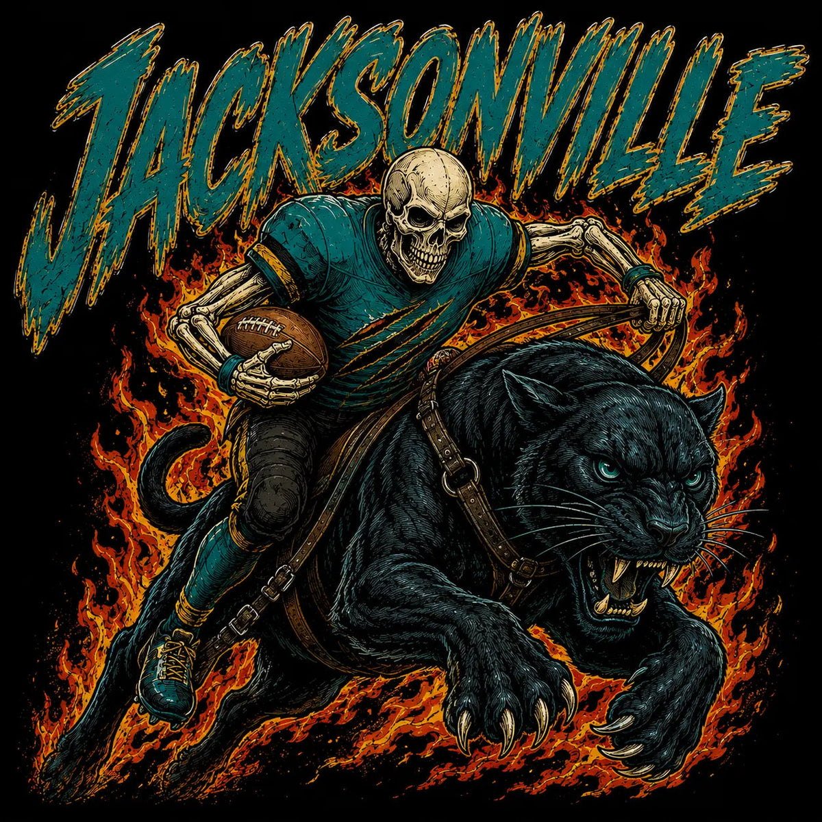 All Teams Football Skull T-Shirt/Sweatshirt/Hoodie