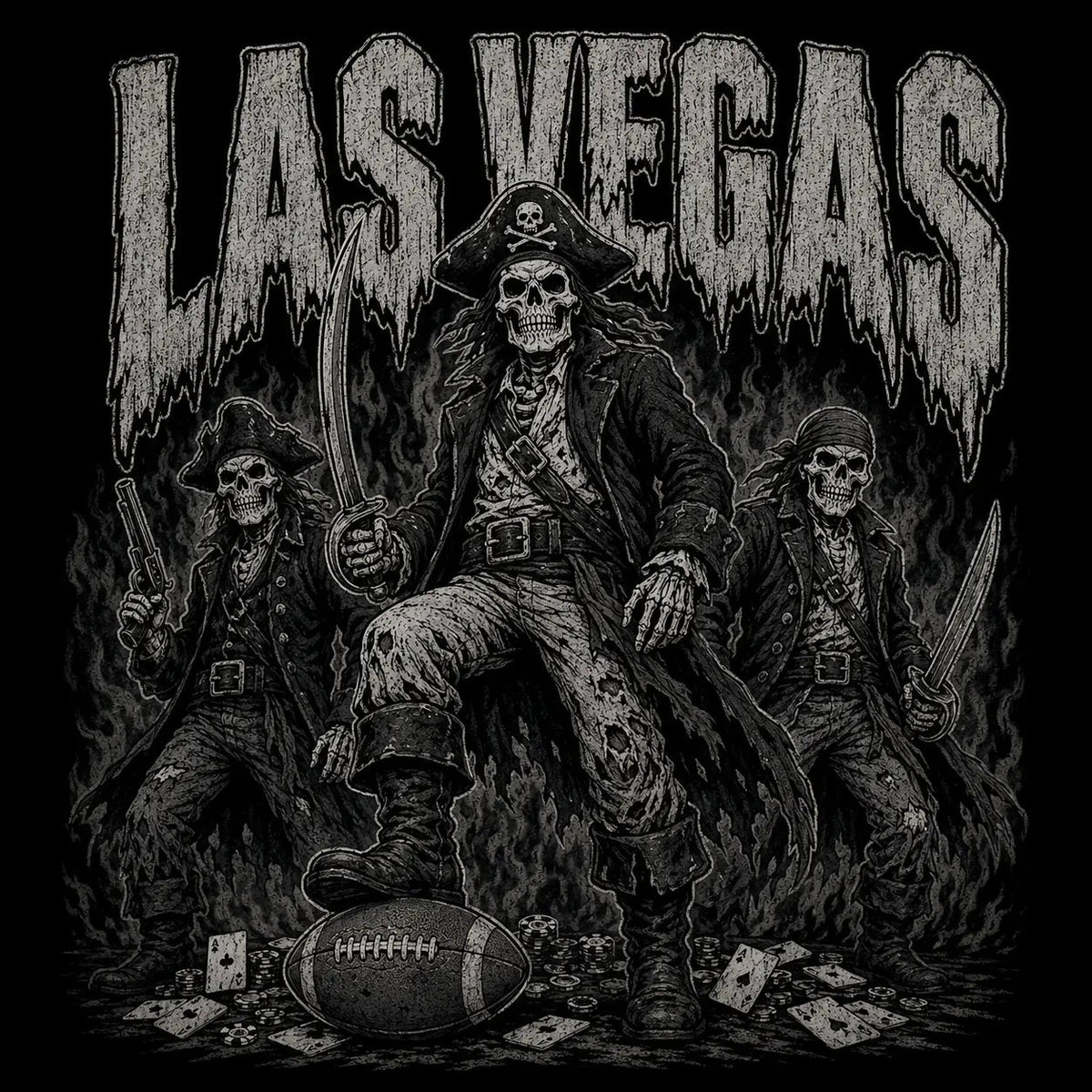 All Teams Football Skull T-Shirt/Sweatshirt/Hoodie