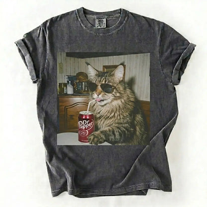 Cat Drinking Soda Meme T-Shirt/Sweatshirt/Hoodie