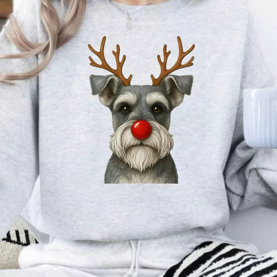 Christmas Reindeer Dog T-Shirt/Sweatshirt/Hoodie