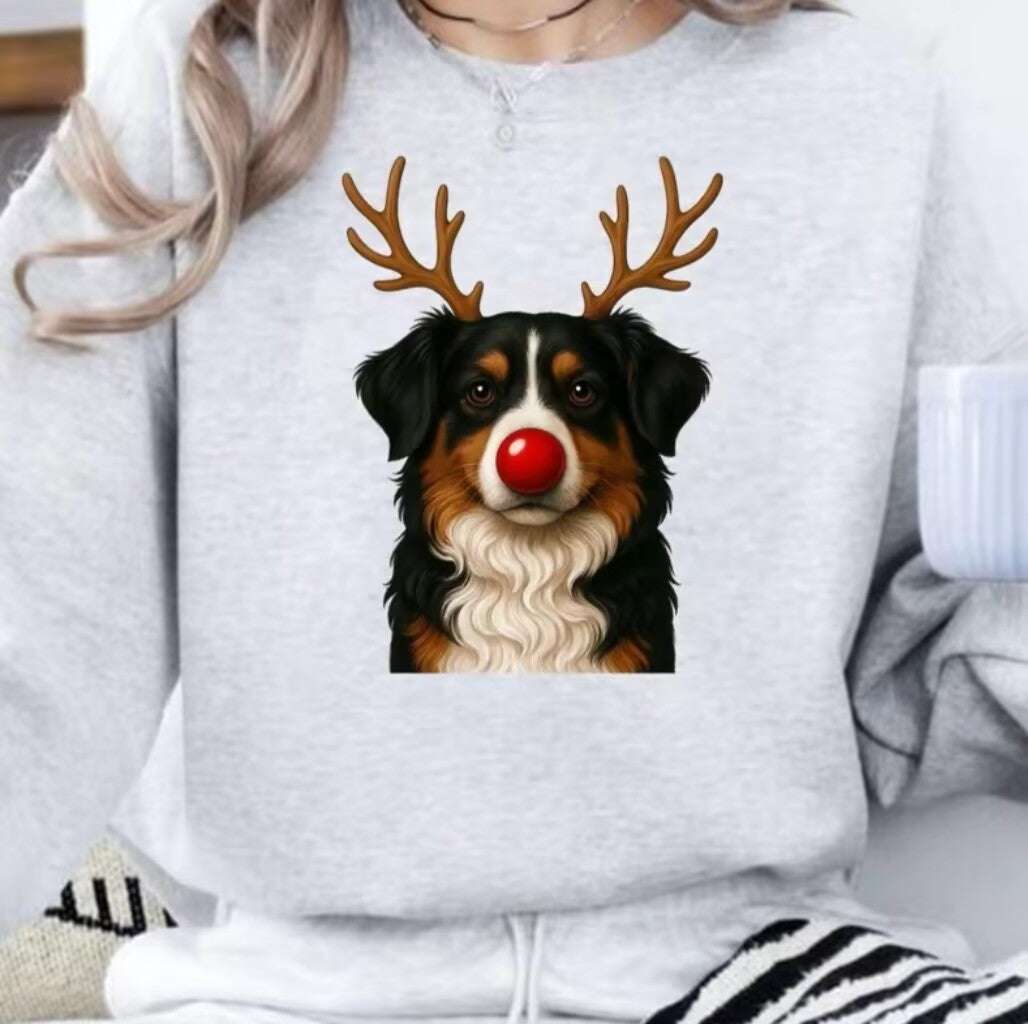 Christmas Reindeer Dog T-Shirt/Sweatshirt/Hoodie