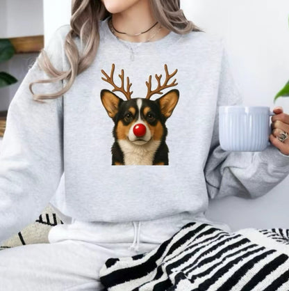 Christmas Reindeer Dog T-Shirt/Sweatshirt/Hoodie