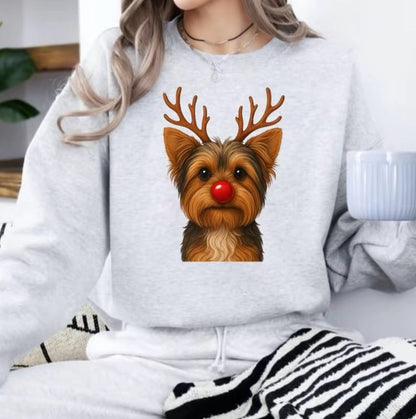 Christmas Reindeer Dog T-Shirt/Sweatshirt/Hoodie