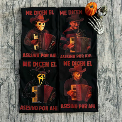 Halloween Killer Villains Accordion T-Shirt/Sweatshirt/Hoodie