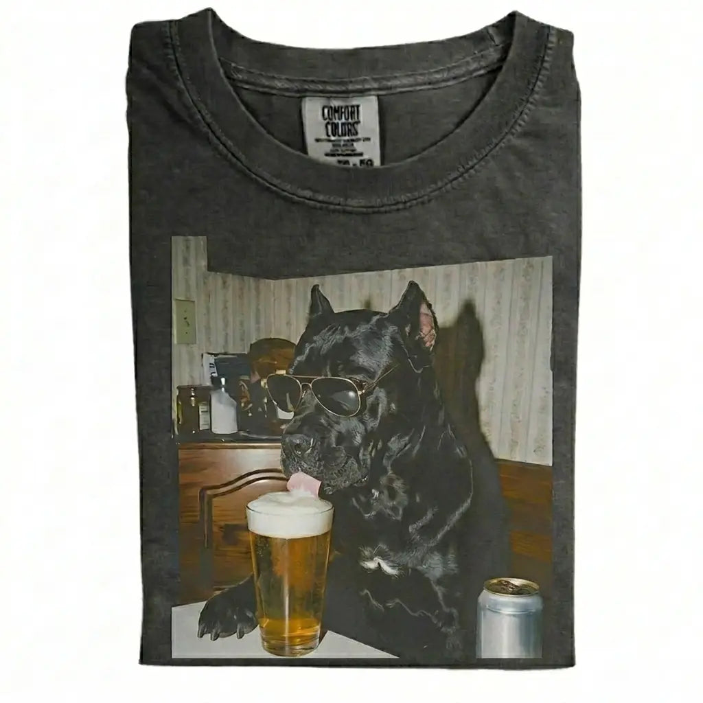 Dog Drinking Beer Meme Gift for Dog Lovers T-Shirt/Sweatshirt/Hoodie