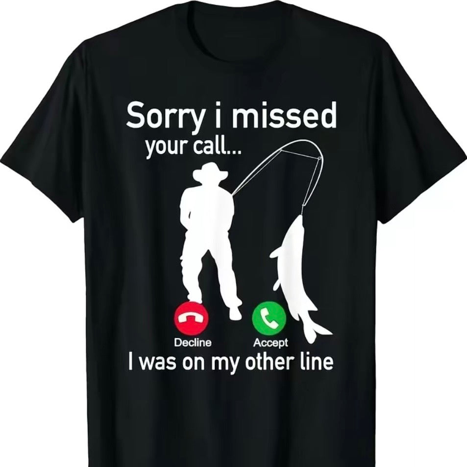 Fishing Phone Call with Fishing Line T-Shirt/Sweatshirt/Hoodie