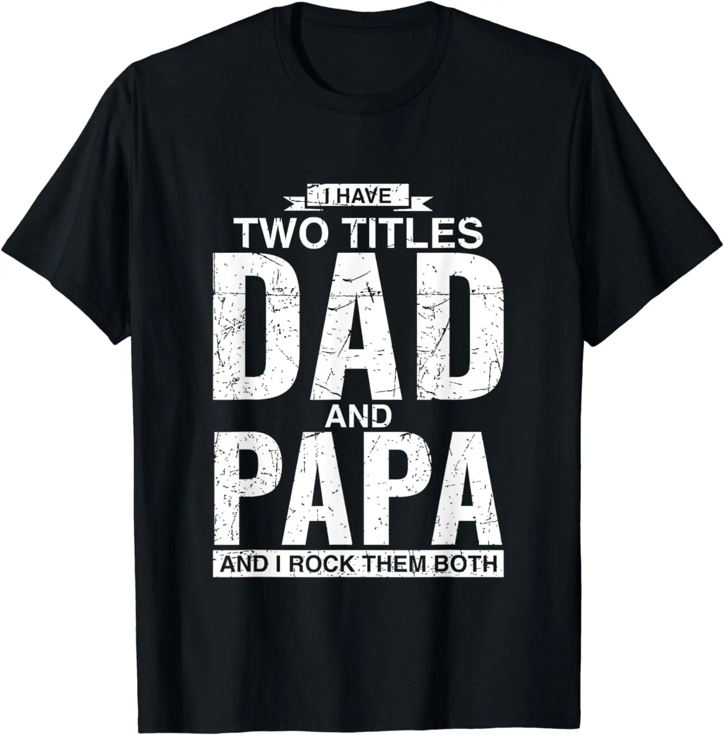 Cool Dad And Papa Double Title T-Shirt/Sweatshirt/Hoodie