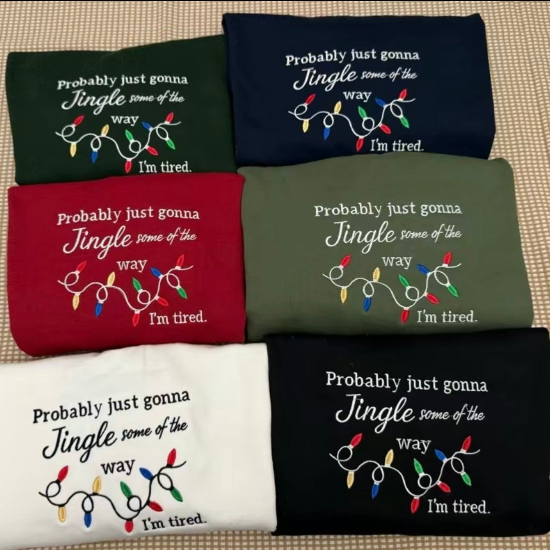 Embroidered Christmas Funny T-Shirt/Sweatshirt/Hoodie