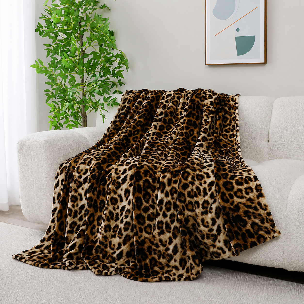 Leopard Print Blanket