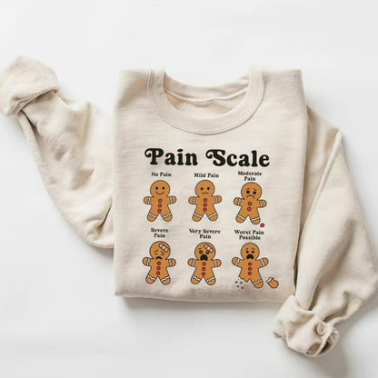 Christmas Nurse Pain Scale T-Shirt/Sweatshirt/Hoodie